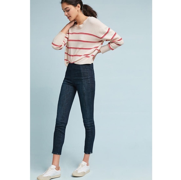 pilcro and the letterpress high rise denim leggings